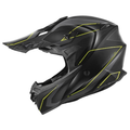 Casco Cross Kappa KV49 Evo Chaser Nero/Grigio/Giallo – vista laterale