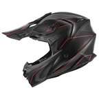 Casco Cross Kappa KV49 Evo Chaser Nero/Grigio/Rosso – ECE 22.06 - Moon Bike - Vista 1