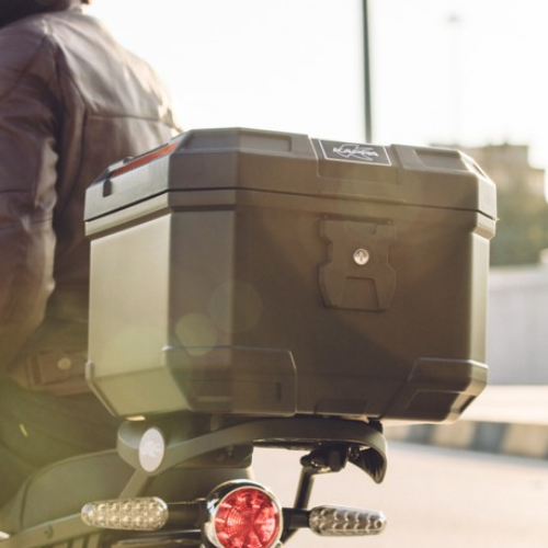 Kappa KB37N K'BOX Bauletto Monolock 37 Litri Nero – Sgancio Rapido Crablock con Piastra e Kit - Moon Bike - Vista 16