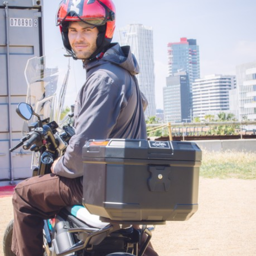 Kappa KB37N K'BOX Bauletto Monolock 37 Litri Nero – Sgancio Rapido Crablock con Piastra e Kit - Moon Bike - Vista 18