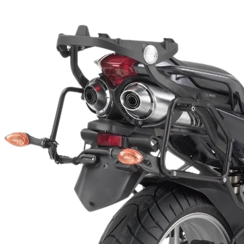 Kappa Moto Attacco Bauletto Kappa KZ351 Yamaha FZ6 / FZ6 Fazer 600 (2004-2011) – Monokey/Monolock Nero Portamoto e portascooter per veicoli - Moon Bike - Vista 1