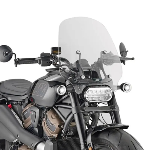 Kappa Moto Parabrezza Kappa 8401AK Trasparente per Harley-Davidson Sportster S 1250 (2021-2025) Trasparente Componenti e accessori di finestrini per veicoli a motore - Moon Bike - Vista 1