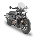 Kappa Moto Parabrezza Kappa 8401AK Trasparente per Harley-Davidson Sportster S 1250 (2021-2025) Trasparente Componenti e accessori di finestrini per veicoli a motore - Moon Bike - Vista 2