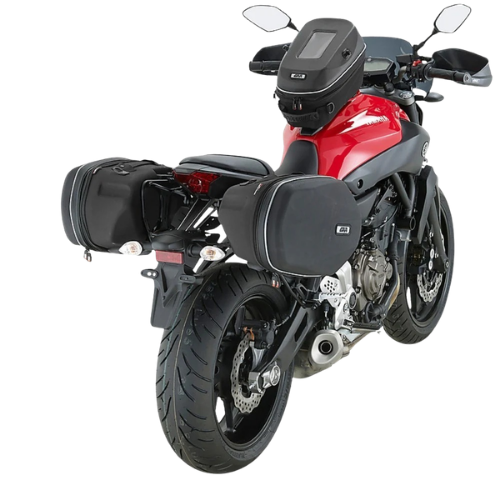 Kappa TE2118K Telaietti Portaborse Laterali – Yamaha MT-07 700 (2014-2017) Nero Telai e Portavaligie - Moon Bike - Vista 1