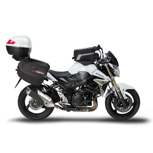 Kappa TE3100K Telaietti Portaborse Laterali – Suzuki GSR 750 (2011-2016) Nero Telai e Portavaligie - Moon Bike - Vista 3
