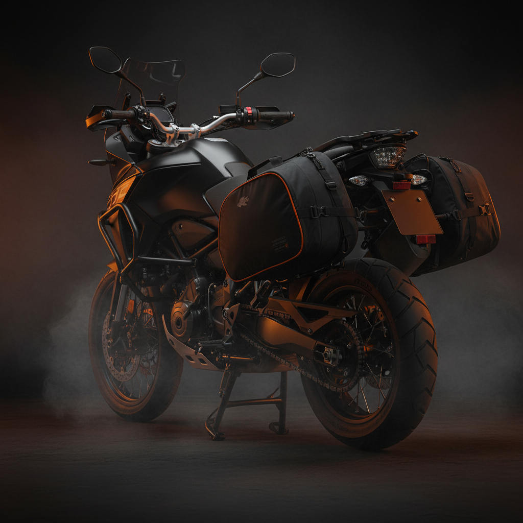 Kappa TK755B Coppia Borse Interne in Tessuto per Valigie Laterali K33N Borse Moto - Moon Bike - Vista 5