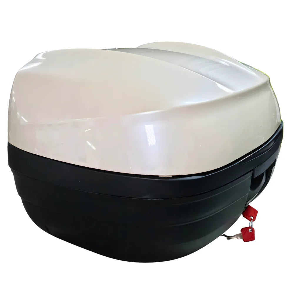 Piaggio Kit bauletto 37L completo Piaggio Beverly RST 125/300/350 bianco Nero Stoccaggio e carico per veicoli - Moon Bike - Vista 6