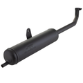 LeoVince LeoVince SITO 0246 Marmitta Omologata Acciaio – Piaggio SI/KS/FL2/BOSS 50 2T Round Shape Nero Scarichi per veicoli a motore - Moon Bike - Vista 1