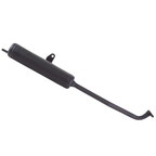 LeoVince LeoVince SITO 0246 Marmitta Omologata Acciaio – Piaggio SI/KS/FL2/BOSS 50 2T Round Shape Nero Scarichi per veicoli a motore - Moon Bike - Vista 2