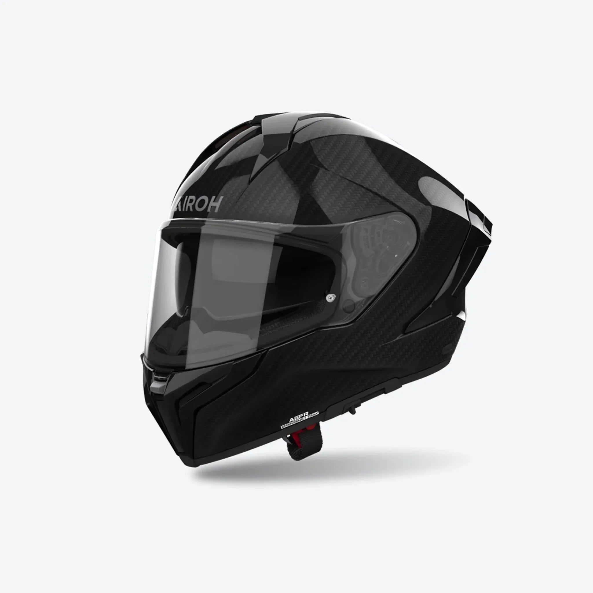 Casco Airoh MATRYX CARBON GLOSS vista laterale