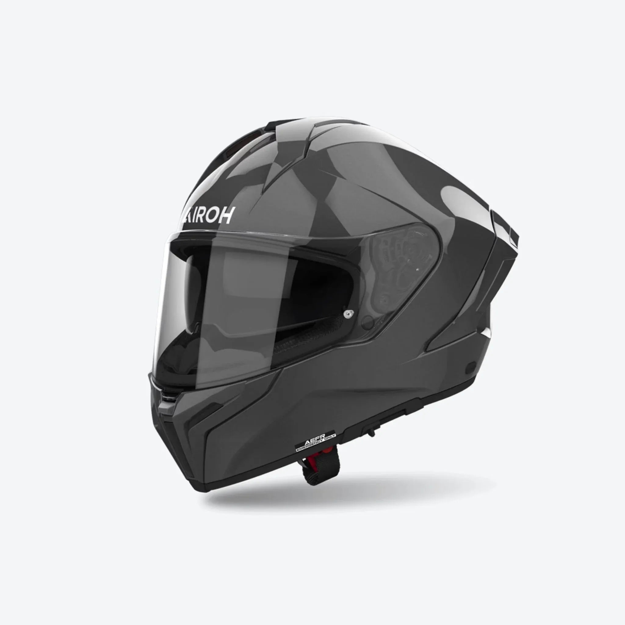 Casco Airoh MATRYX COLOR ANTHRACITE GLOSS vista laterale