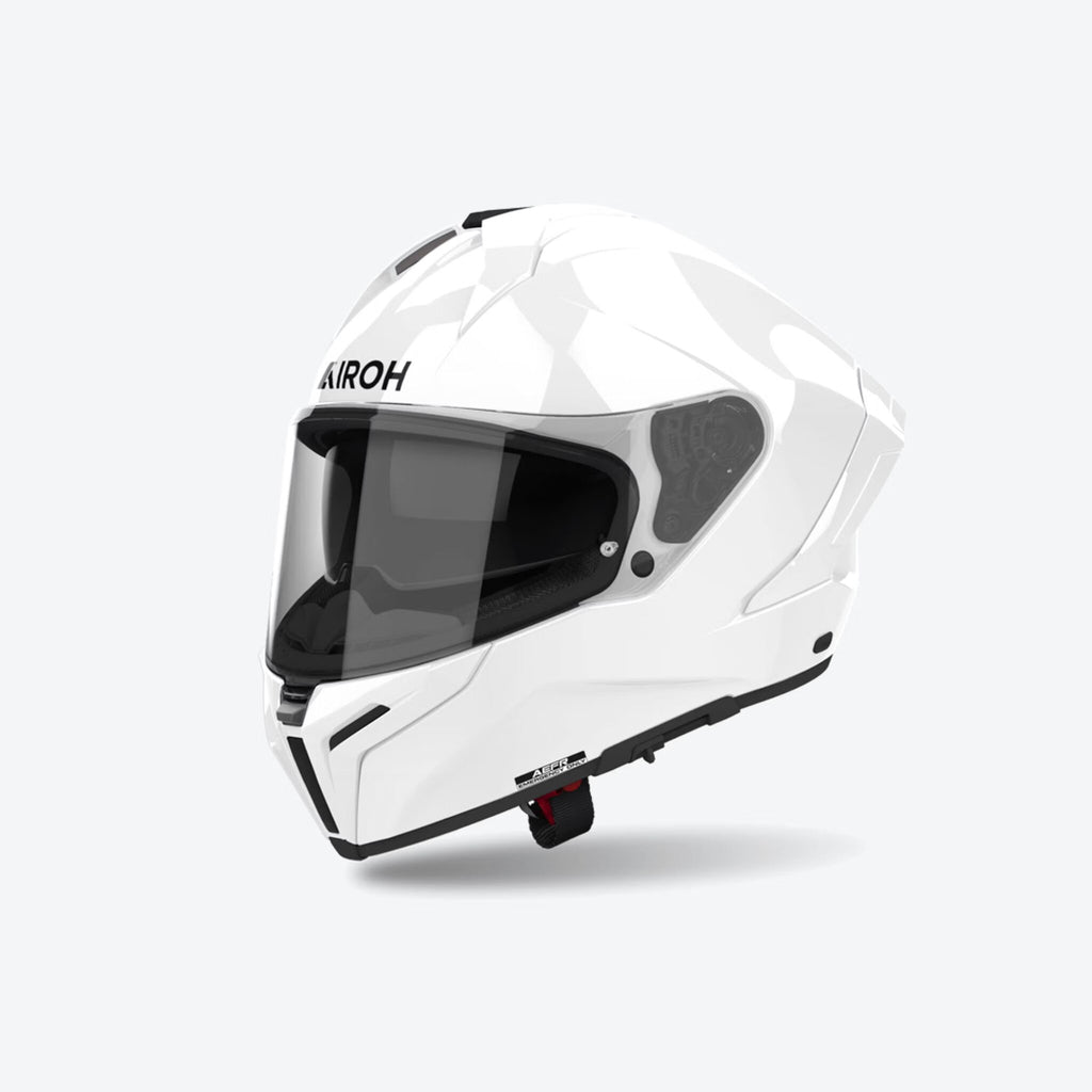 Airoh Matryx Color bianco lucido cod. MX14: vista laterale del casco integrale