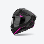 Airoh Matryx Rocket rosa opaco MXRK54: vista laterale del casco integrale