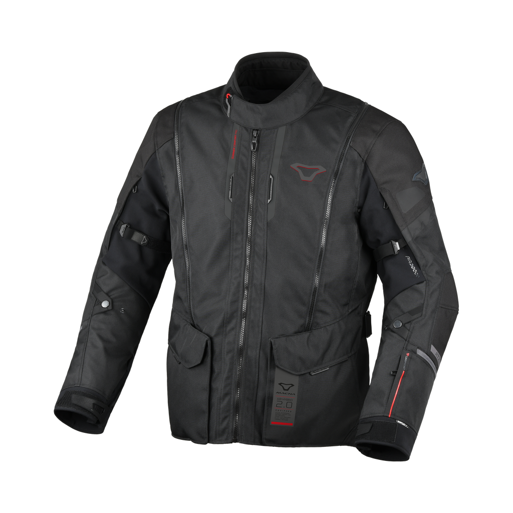 Macna Air Hybrid 2.0 Nero - Giacca Moto Adventure 3 Strati Impermeabile CE Classe AA Uomo - vista 1