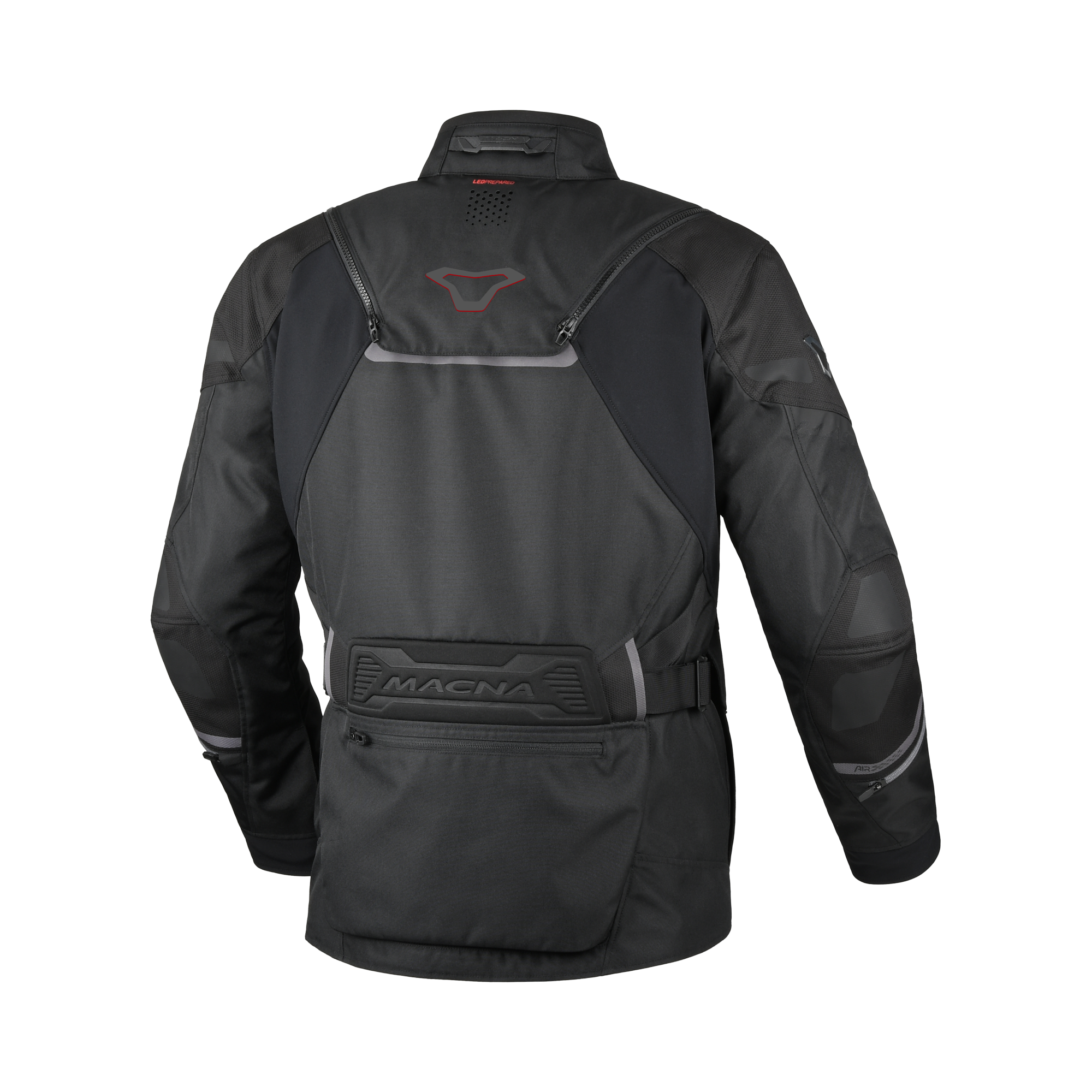 Macna Air Hybrid 2.0 Nero - Giacca Moto Adventure 3 Strati Impermeabile CE Classe AA Uomo - vista 2