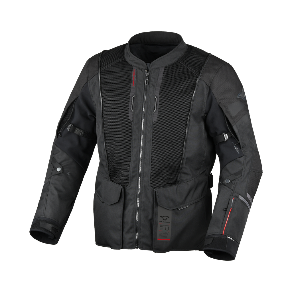 Macna Air Hybrid 2.0 Nero - Giacca Moto Adventure 3 Strati Impermeabile CE Classe AA Uomo - vista 3