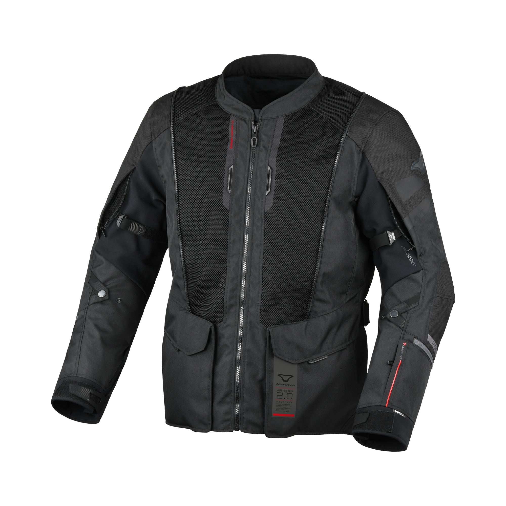 Macna Air Hybrid 2.0 Nero - Giacca Moto Adventure 3 Strati Impermeabile CE Classe AA Uomo - vista 3
