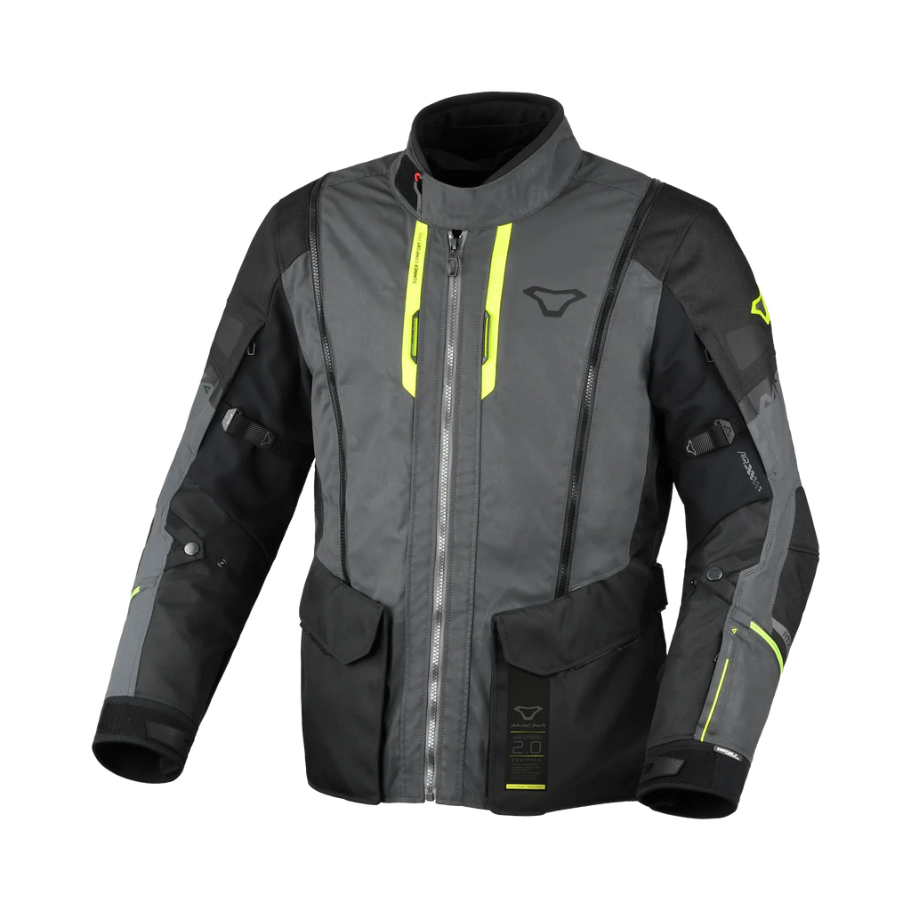 Macna Air Hybrid 2.0 Night Eye Giacca Moto Impermeabile