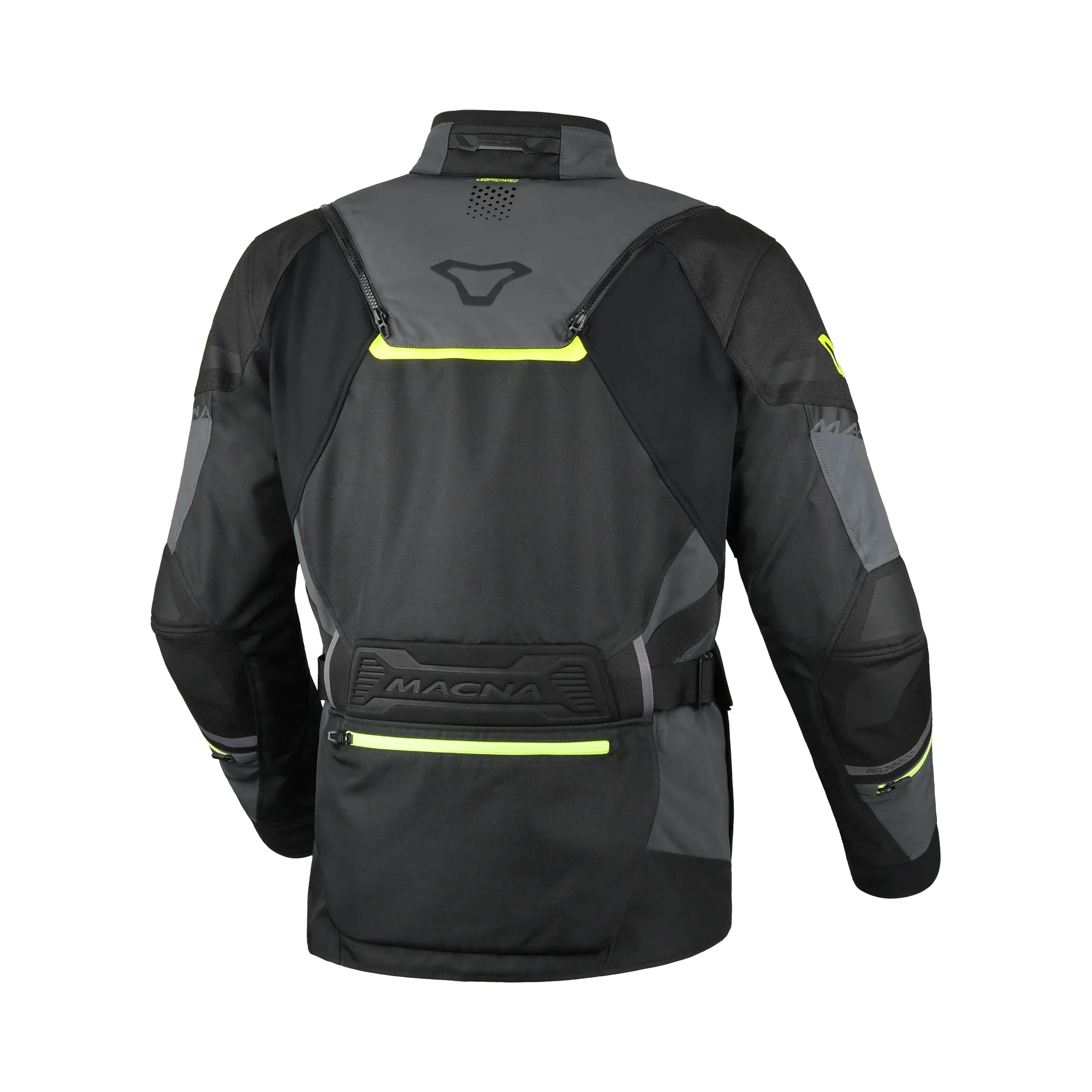 Macna Air Hybrid 2.0 Night Eye Giacca Moto Impermeabile
