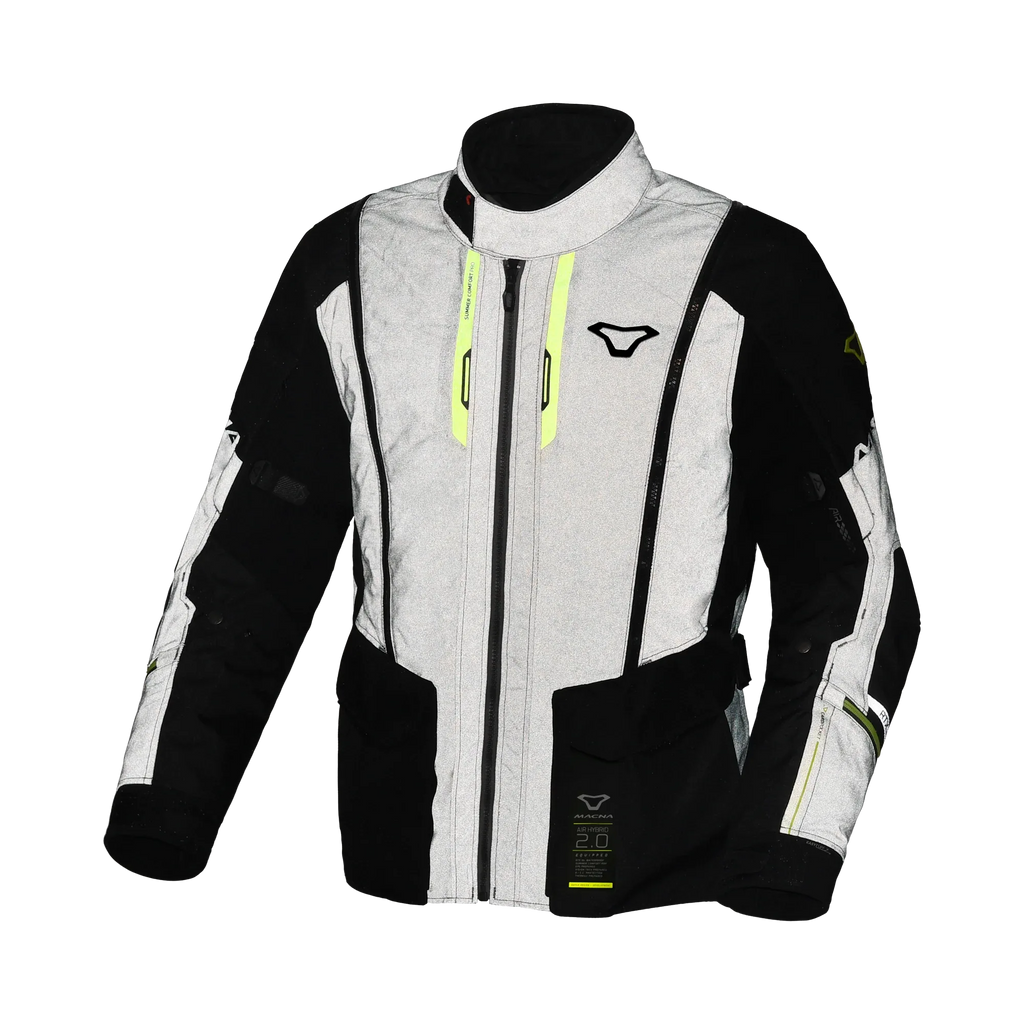Macna Air Hybrid 2.0 Night Eye Giacca Moto Impermeabile