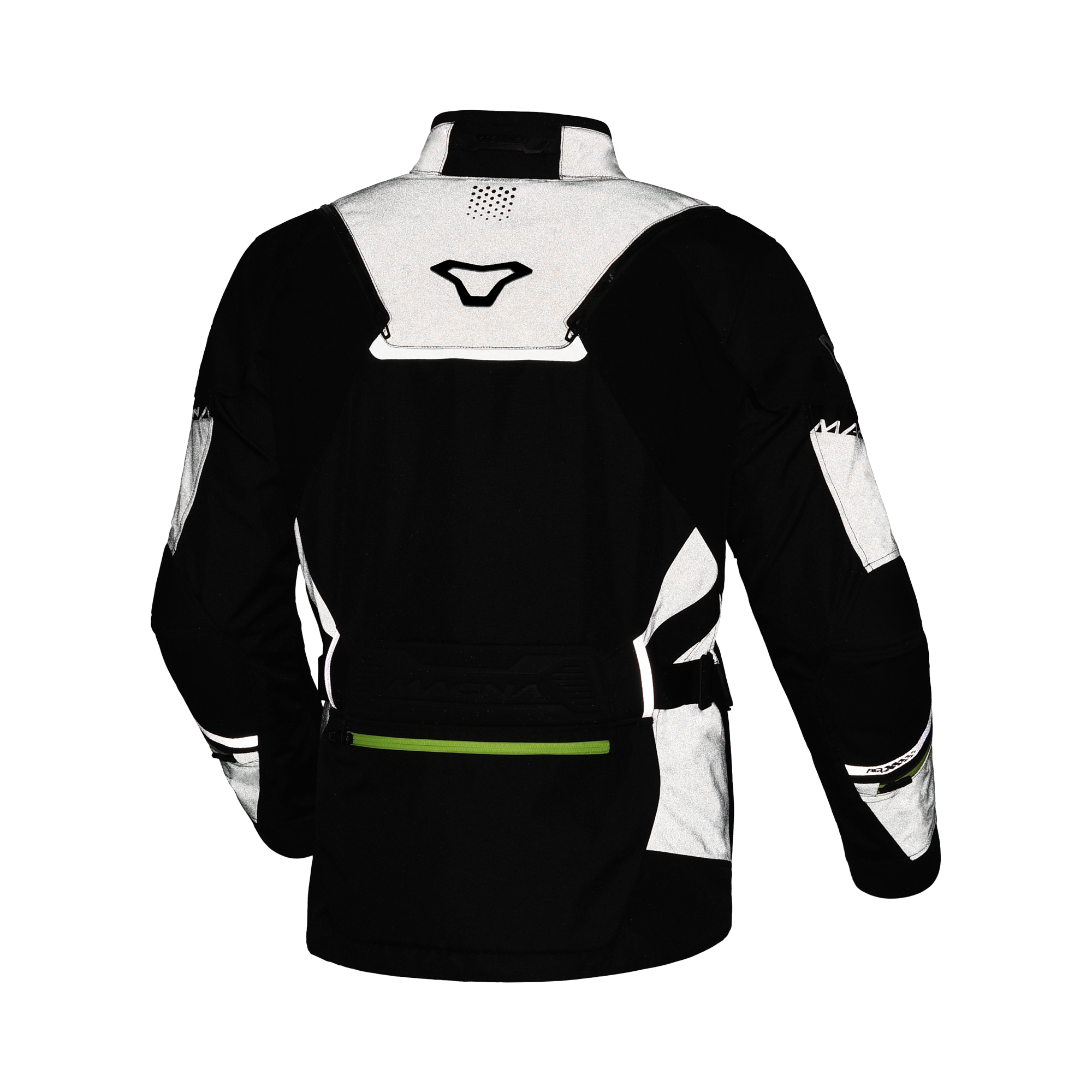 Macna Air Hybrid 2.0 Night Eye Nero - Giacca Moto Adventure 3 Strati Impermeabile Riflettente CE Classe AA Uomo - vista 4