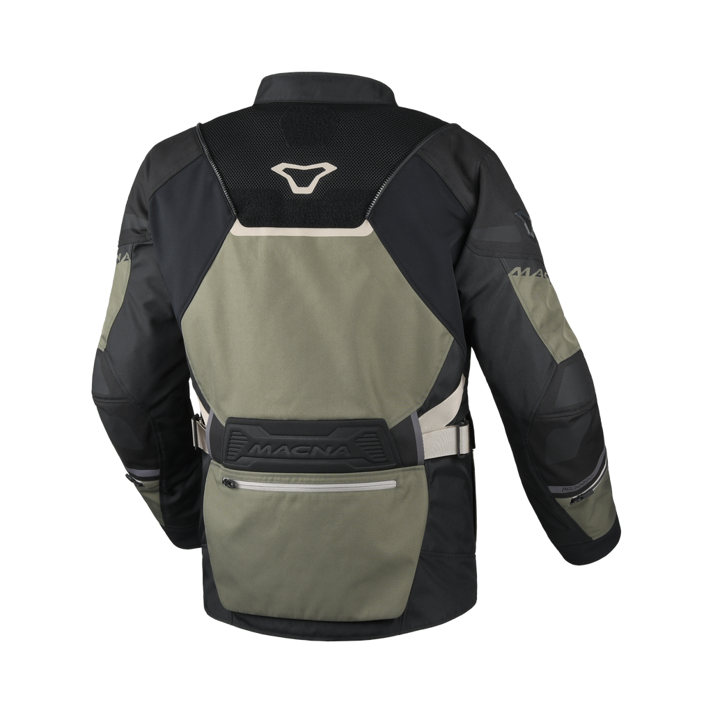 Macna Air Hybrid 2.0 Verde/Nero - Giacca Moto Adventure 3 Strati Impermeabile CE Classe AA Uomo - vista 4