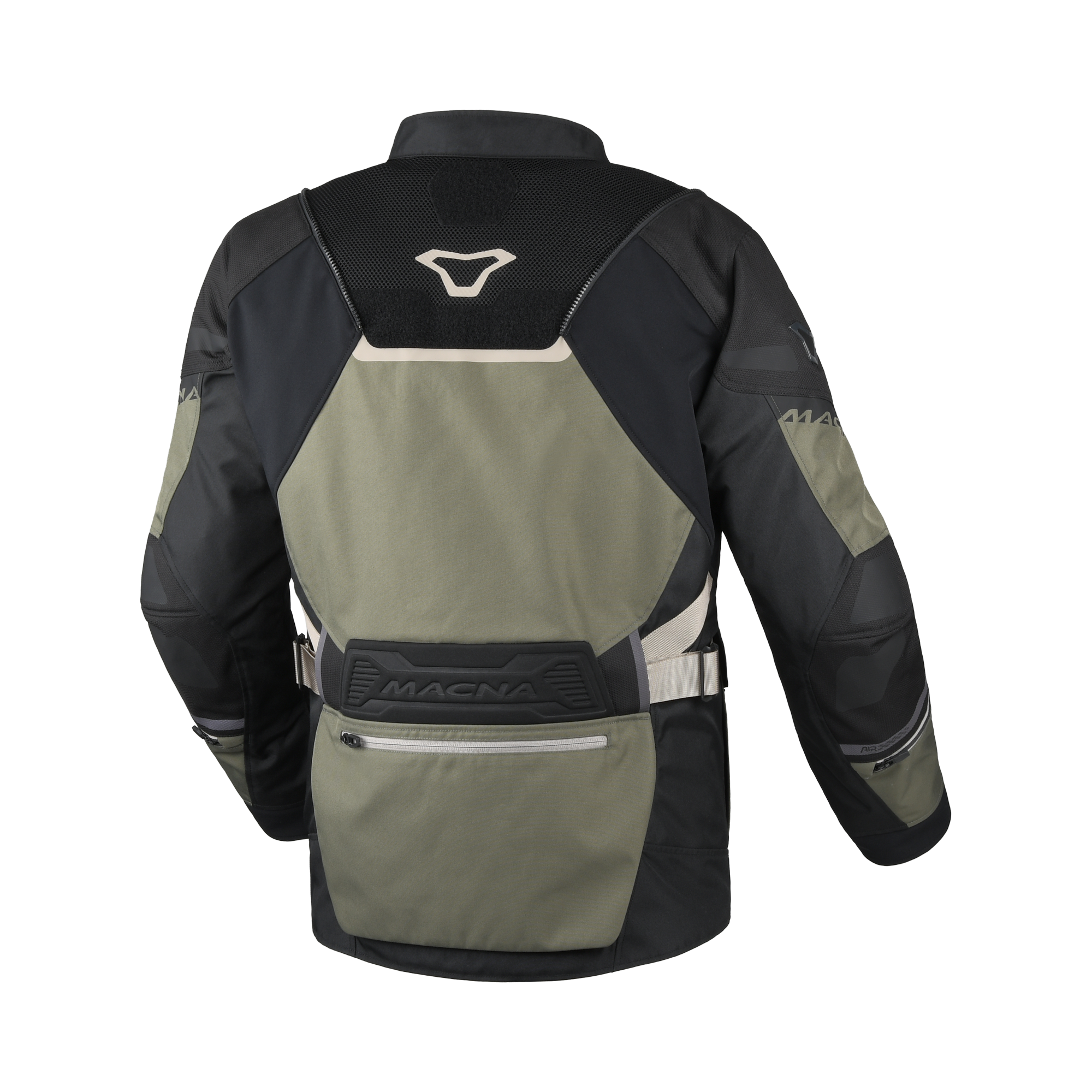 Macna Air Hybrid 2.0 Verde/Nero - Giacca Moto Adventure 3 Strati Impermeabile CE Classe AA Uomo - vista 4
