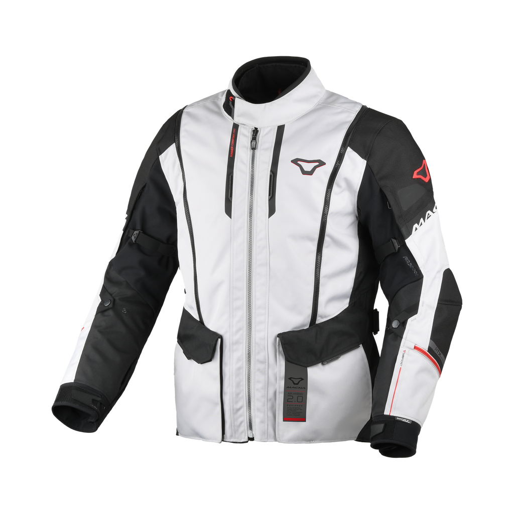 Macna Air Hybrid 2.0 Grigio/Nero - Giacca Moto Adventure 3 Strati Impermeabile CE Classe AA Uomo - vista 1