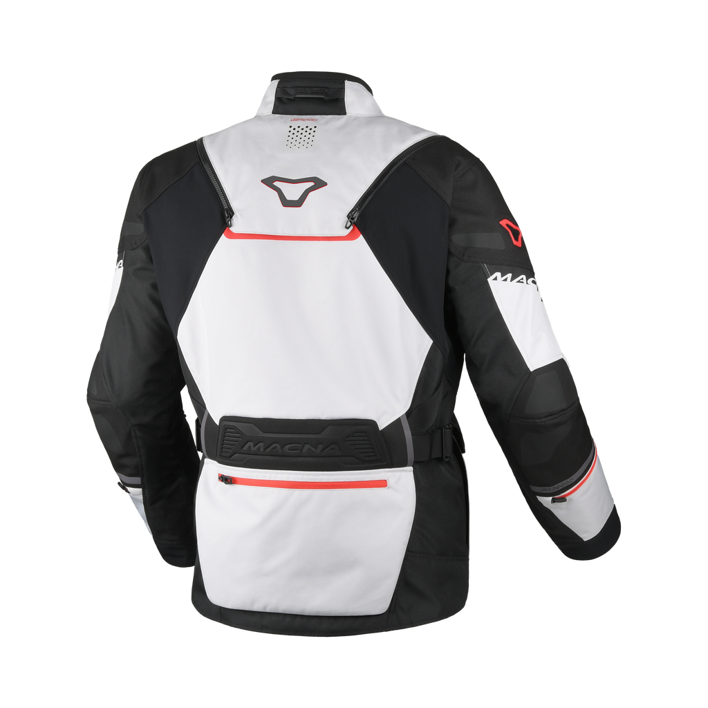 Macna Air Hybrid 2.0 Grigio/Nero - Giacca Moto Adventure 3 Strati Impermeabile CE Classe AA Uomo - vista 2