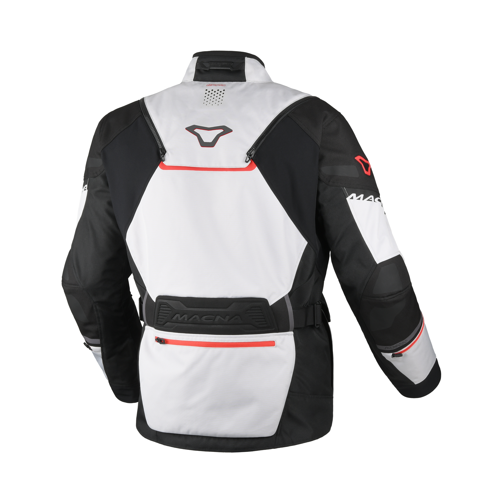 Macna Air Hybrid 2.0 Grigio/Nero - Giacca Moto Adventure 3 Strati Impermeabile CE Classe AA Uomo - vista 2
