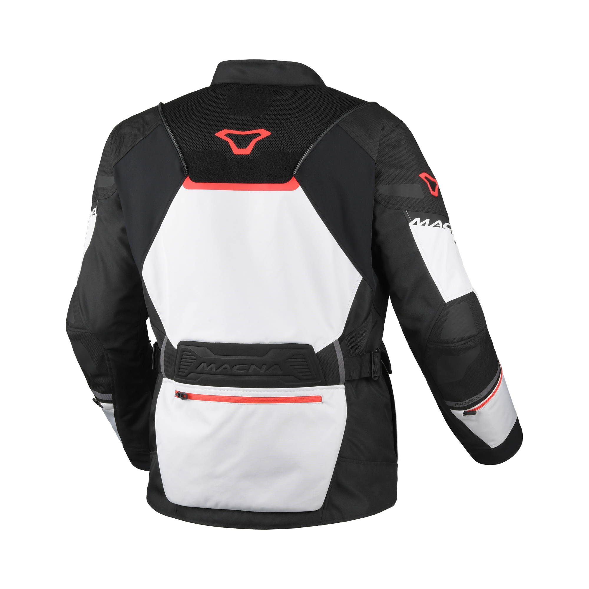 Macna Air Hybrid 2.0 Grigio/Nero - Giacca Moto Adventure 3 Strati Impermeabile CE Classe AA Uomo - vista 4