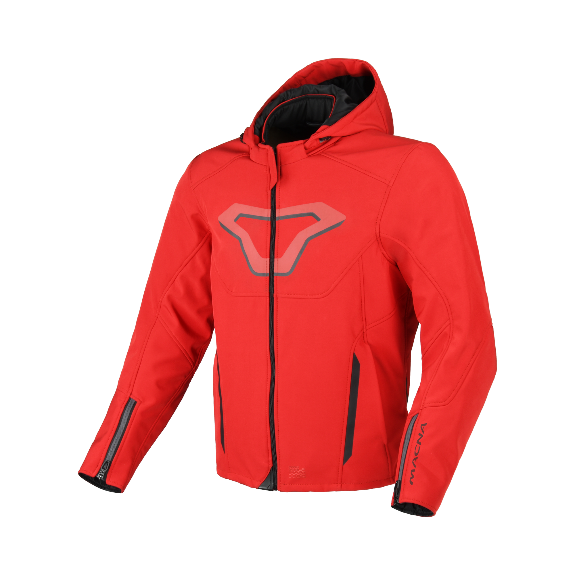 Macna Atracor Rosso giacca moto vista 1