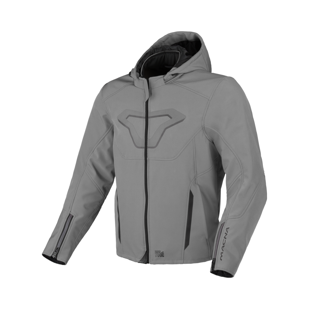 Macna Atracor Grigio giacca moto vista 1