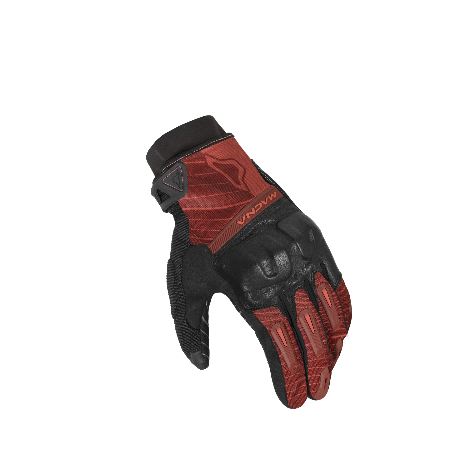 Macna Attila RTX Rosso/Nero – Guanti Moto Impermeabili CE Uomo – vista 1