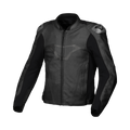 Macna Aviant Air Nero – Giacca Moto in Pelle Traforata Sport CE Classe A Uomo – vista 1