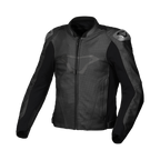 Macna Aviant Air Nero – Giacca Moto in Pelle Traforata Sport CE Classe A Uomo – vista 1