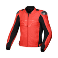 Macna Aviant Air Rosso/Nero – Giacca Moto in Pelle Traforata Sport CE Classe A Uomo – vista 1