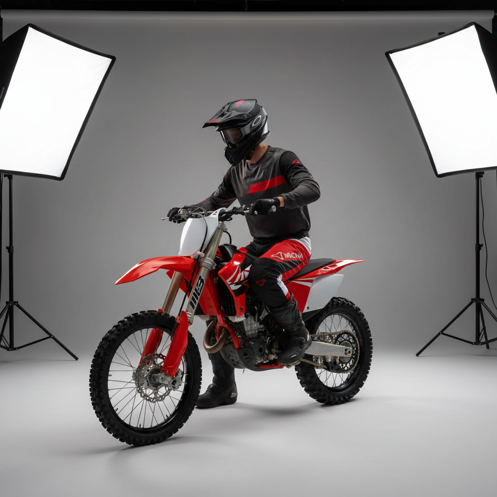 Macna Backyard-1 Nero/Rosso – Pantaloni Moto Cross Off-Road Unisex