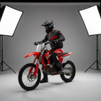Macna Backyard-1 Nero/Rosso – Pantaloni Moto Cross Off-Road Unisex