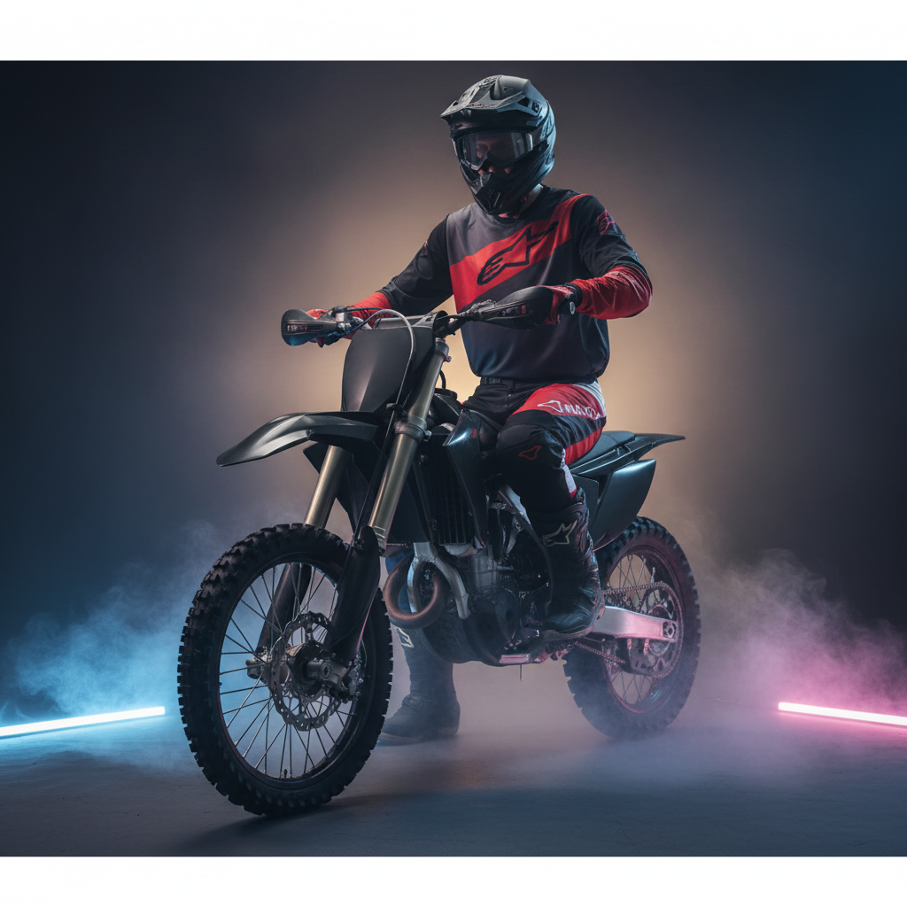Macna Backyard-1 Nero/Rosso – Pantaloni Moto Cross Off-Road Unisex