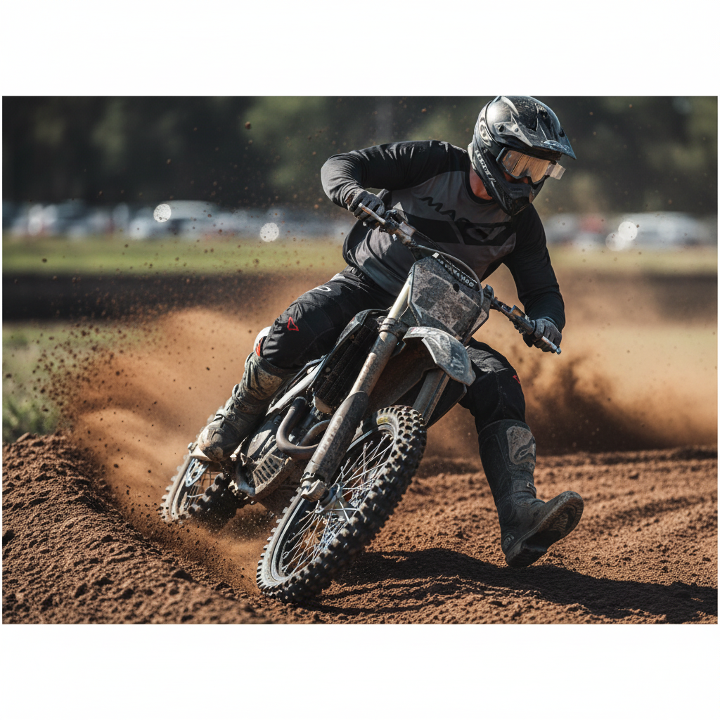 Macna Backyard-1 Nero/Bianco – Pantaloni Moto Cross Off-Road Unisex
