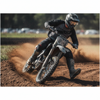 Macna Backyard-1 Nero/Bianco – Pantaloni Moto Cross Off-Road Unisex