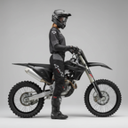 Macna Backyard-1 Nero/Bianco – Pantaloni Moto Cross Off-Road Unisex