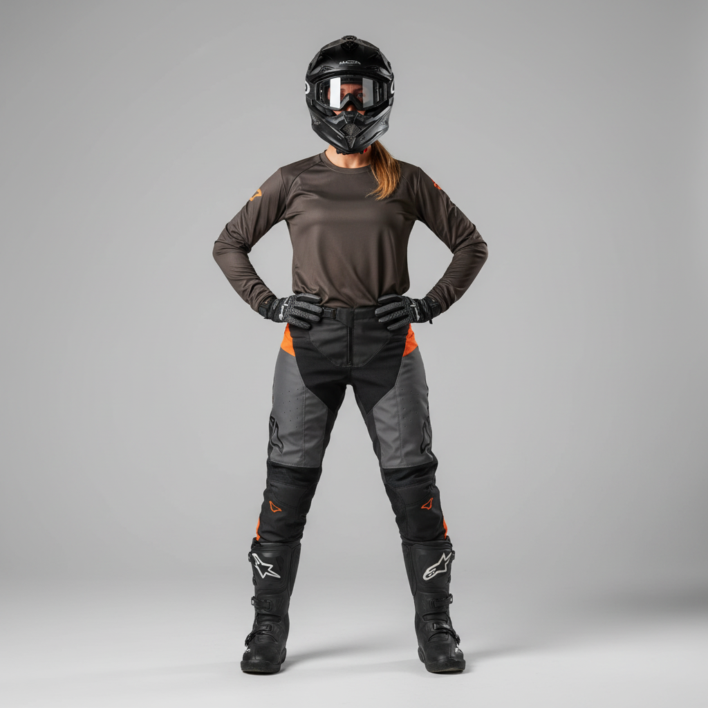 Macna Backyard-1 Schwarz/Grau – Motocross Offroad Hose Herren