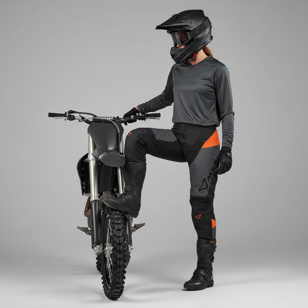 Macna Backyard-1 Schwarz/Grau – Motocross Offroad Hose Herren