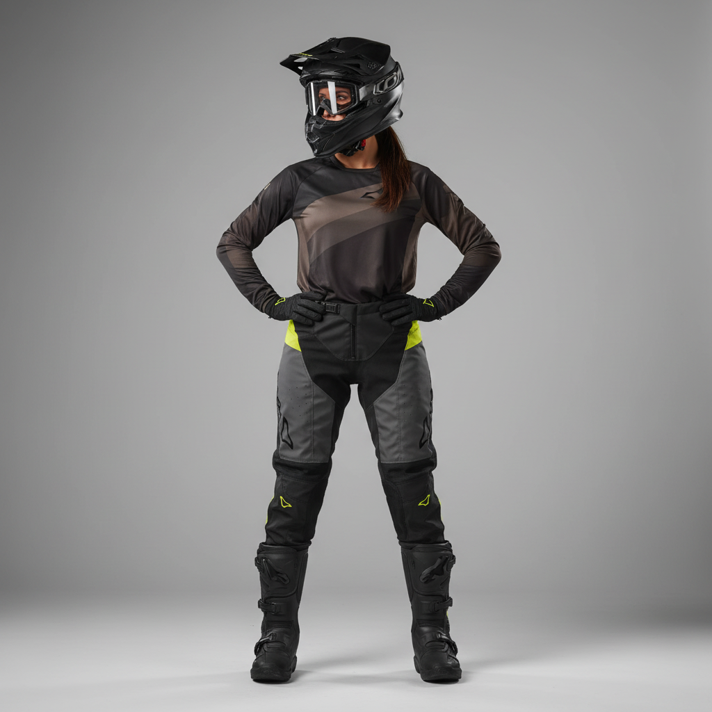 Macna Backyard-1 Nero/Giallo – Pantaloni Moto Cross Off-Road Unisex