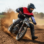 Macna Backyard-1 Nero/Rosso – Maglia Moto Cross Enduro Unisex - Moon Bike - Vista 11