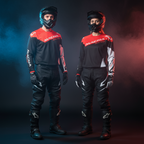 Macna Backyard-1 Nero/Rosso – Maglia Moto Cross Enduro Unisex - Moon Bike - Vista 9