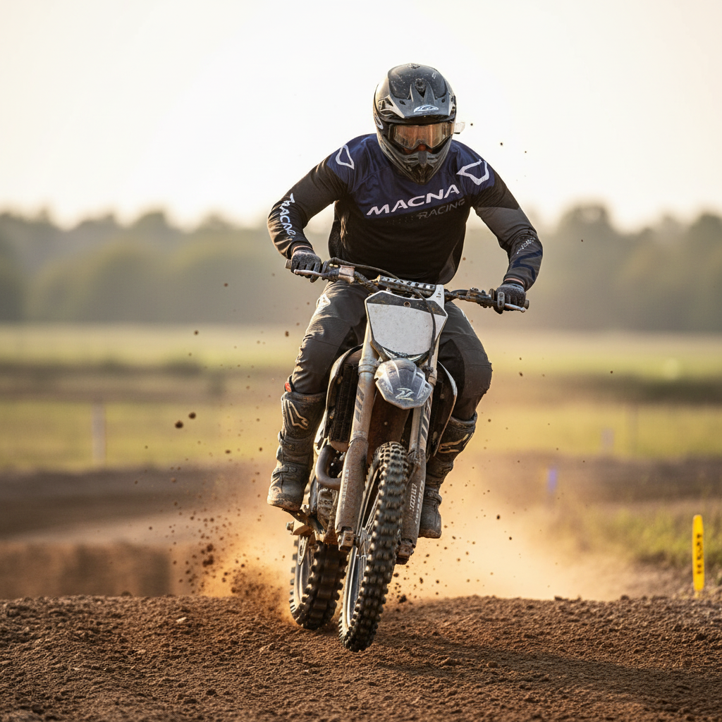 Macna Backyard-1 Nero/Blu – Maglia Moto Cross Enduro Unisex - Moon Bike - Vista 10
