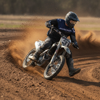 Macna Backyard-1 Nero/Blu – Maglia Moto Cross Enduro Unisex - Moon Bike - Vista 11